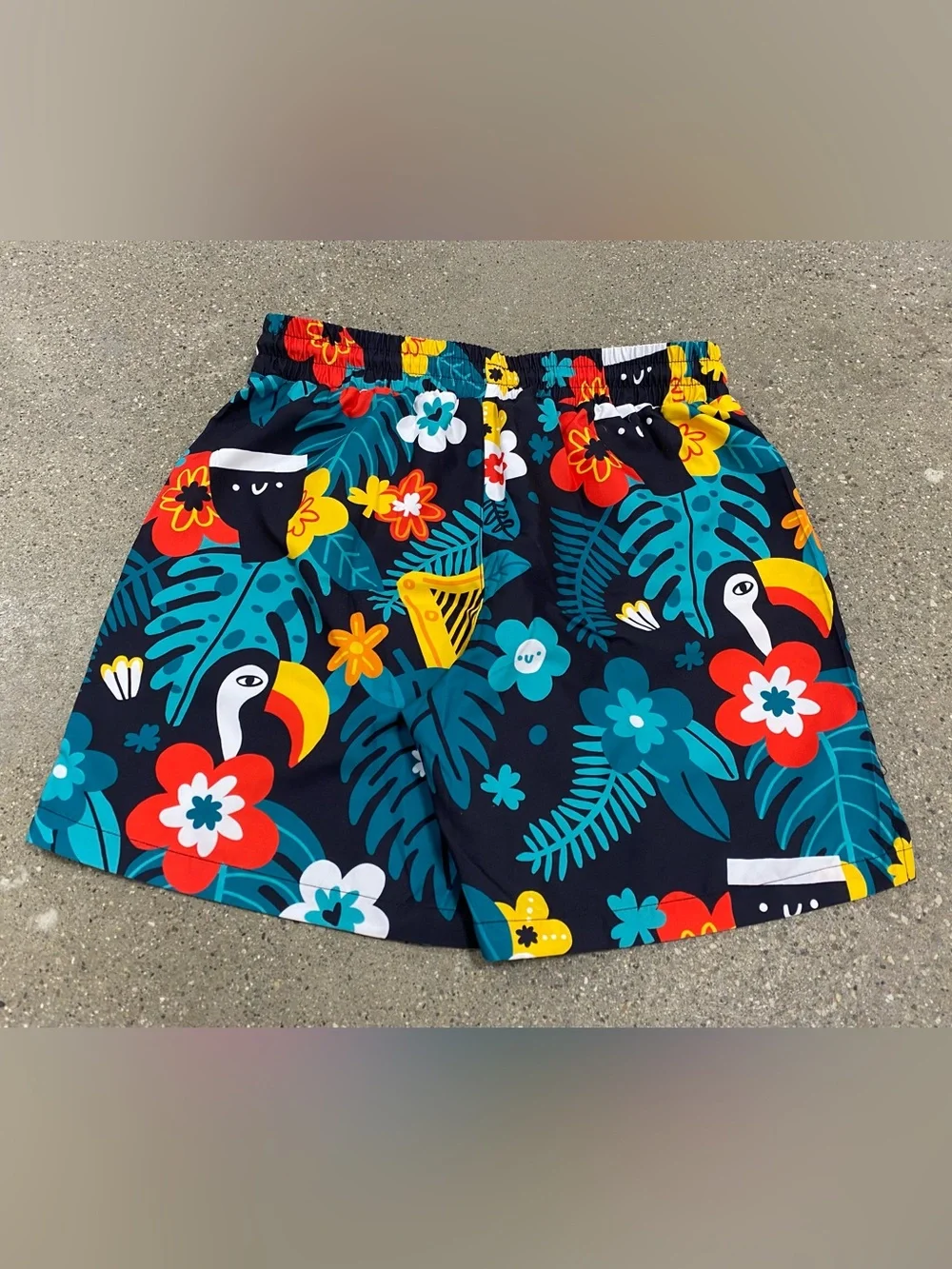 Limited Edition RARE Guinness X Fatti Burke Bathing Suit Swim Trunks size Medium